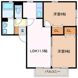 ラボレムスの物件間取画像